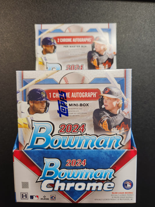 Bowman Chrome 2024 MLB Hobby Box (1) Inner Box