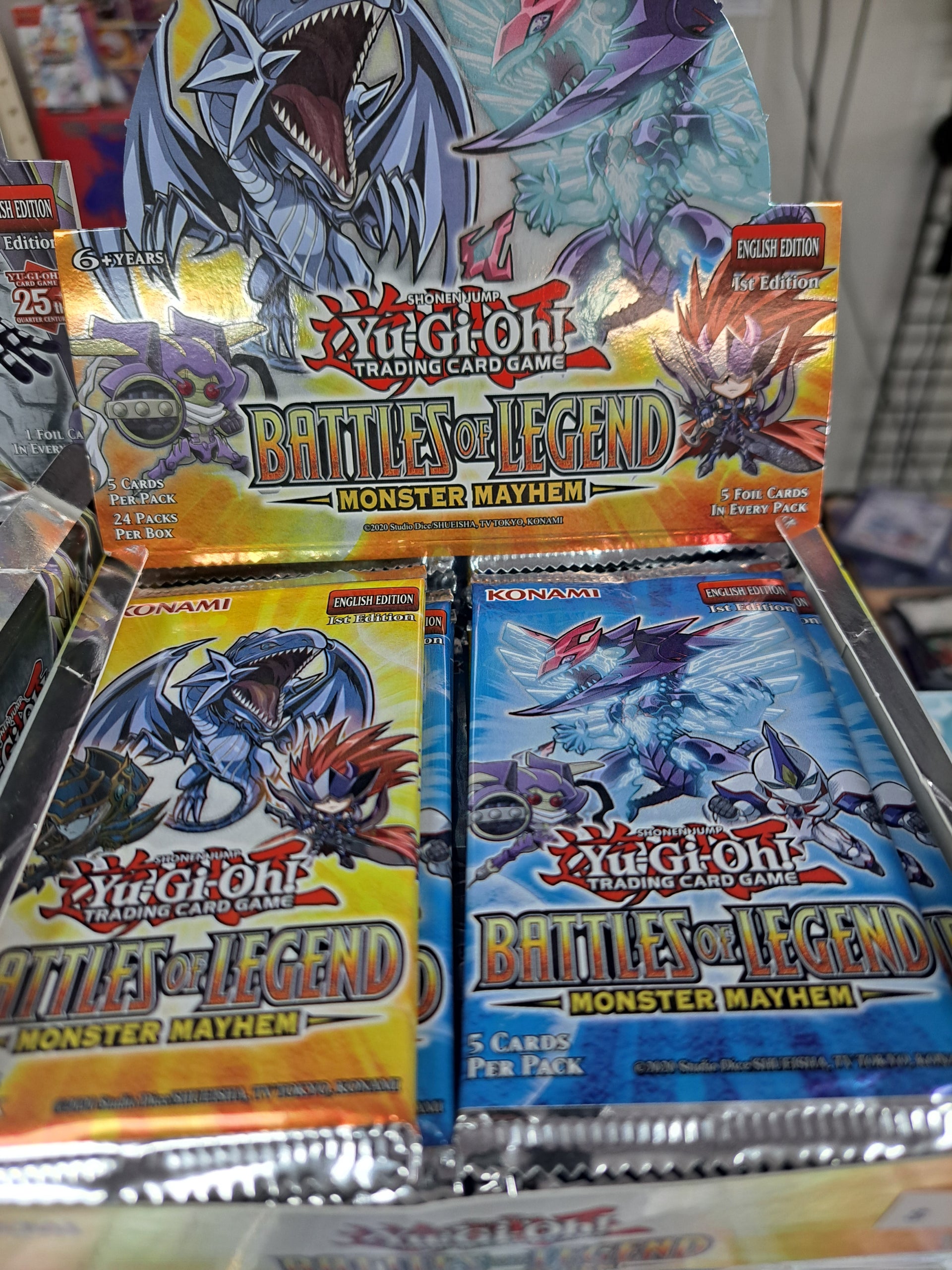 Yu Gi Oh Battles of Legend Monster Mayhem Booster Pack – Little Shop of  Cards LLC