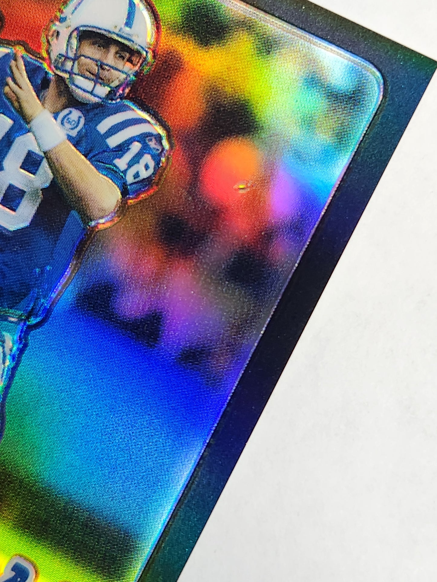 2003 Topps Chrome Peyton Manning # /599 Black Refractor #45 Colts