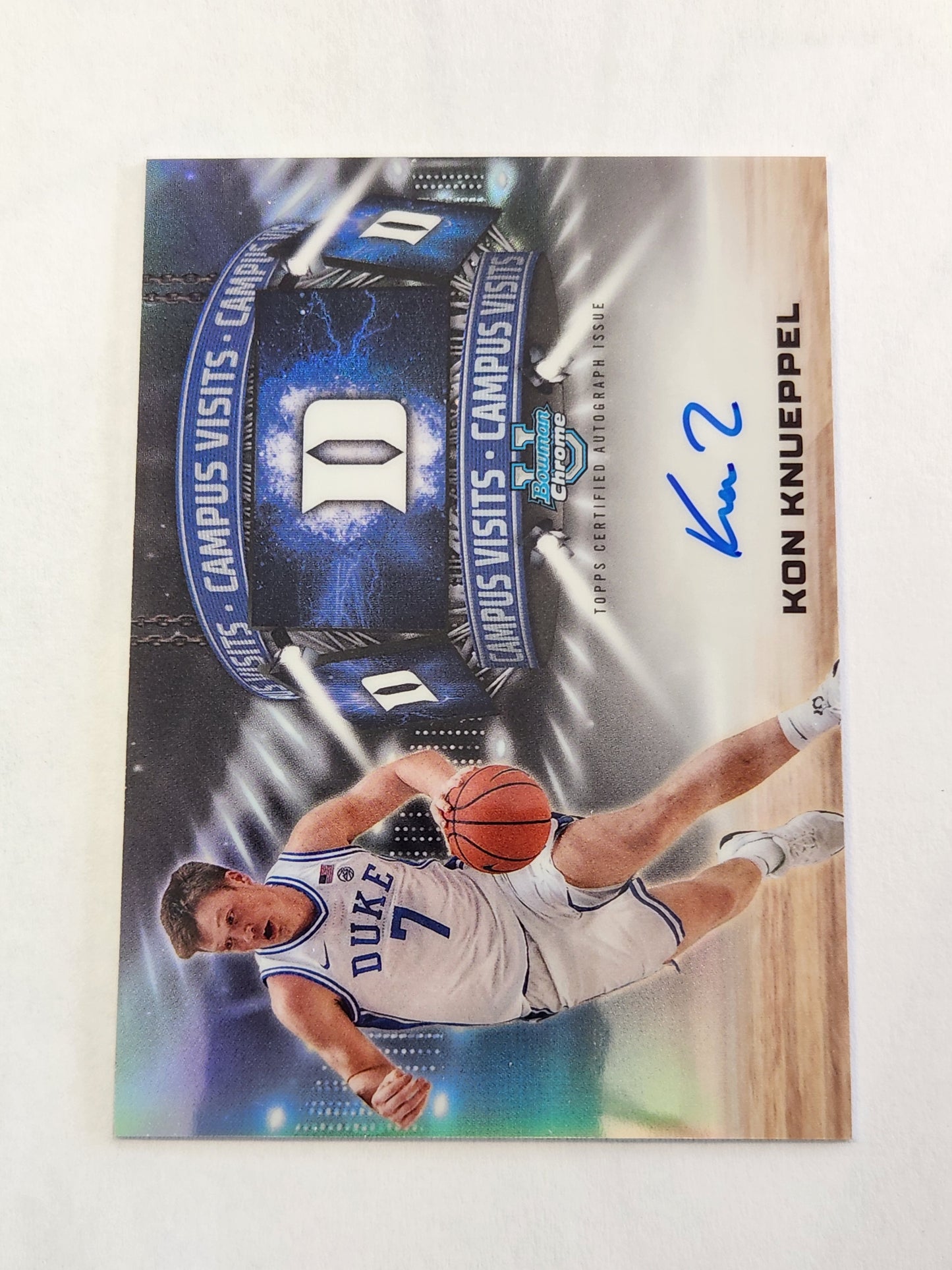 2025 Bowman Chrome Kon Knueppel Duke Campus Visits Auto