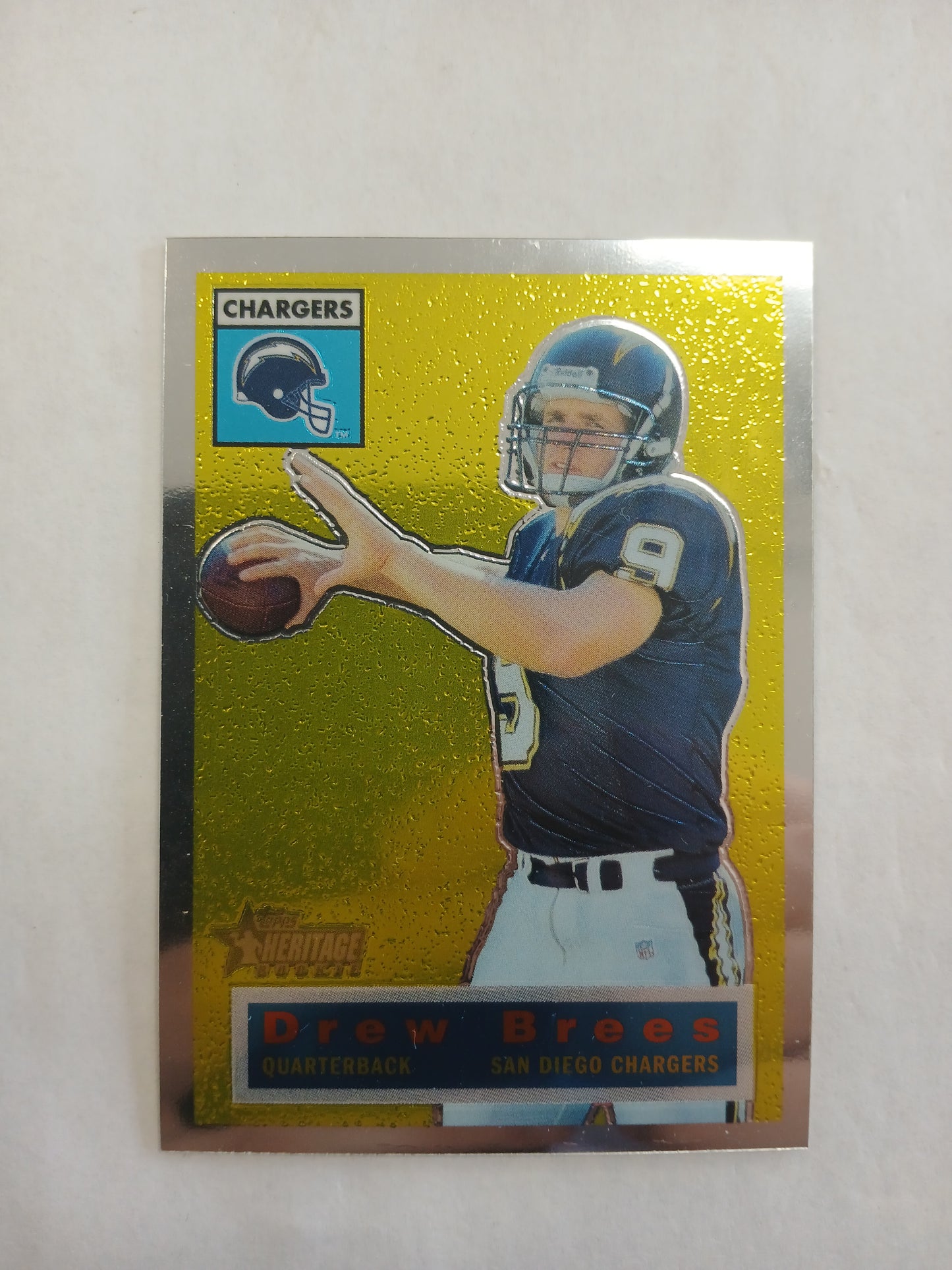 2001 Topps Heritage Drew Brees Rookie #/556