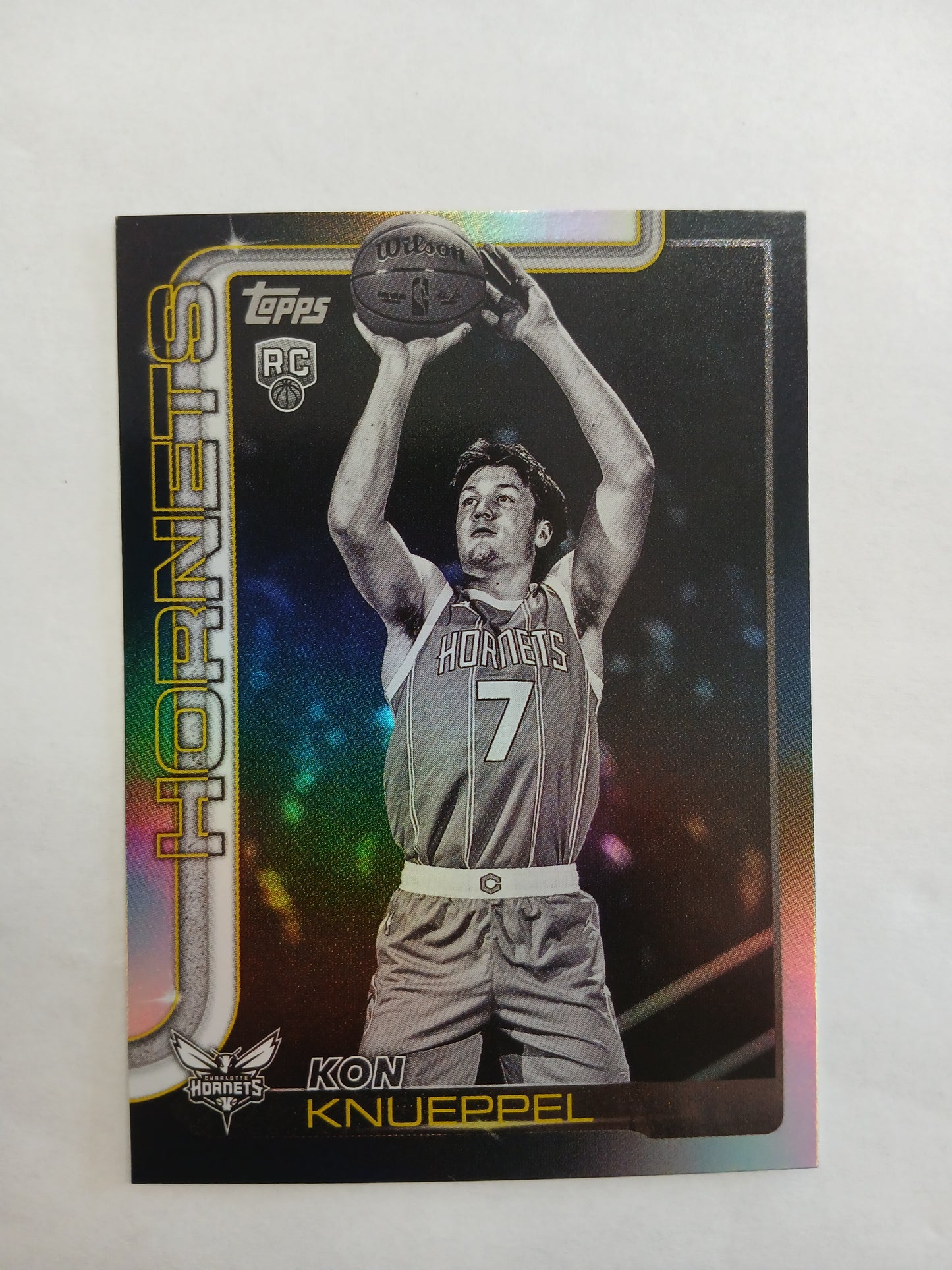 2025 Topps Black Friday Kon Knueppel Target Exclusive Blackout Foil Rookie