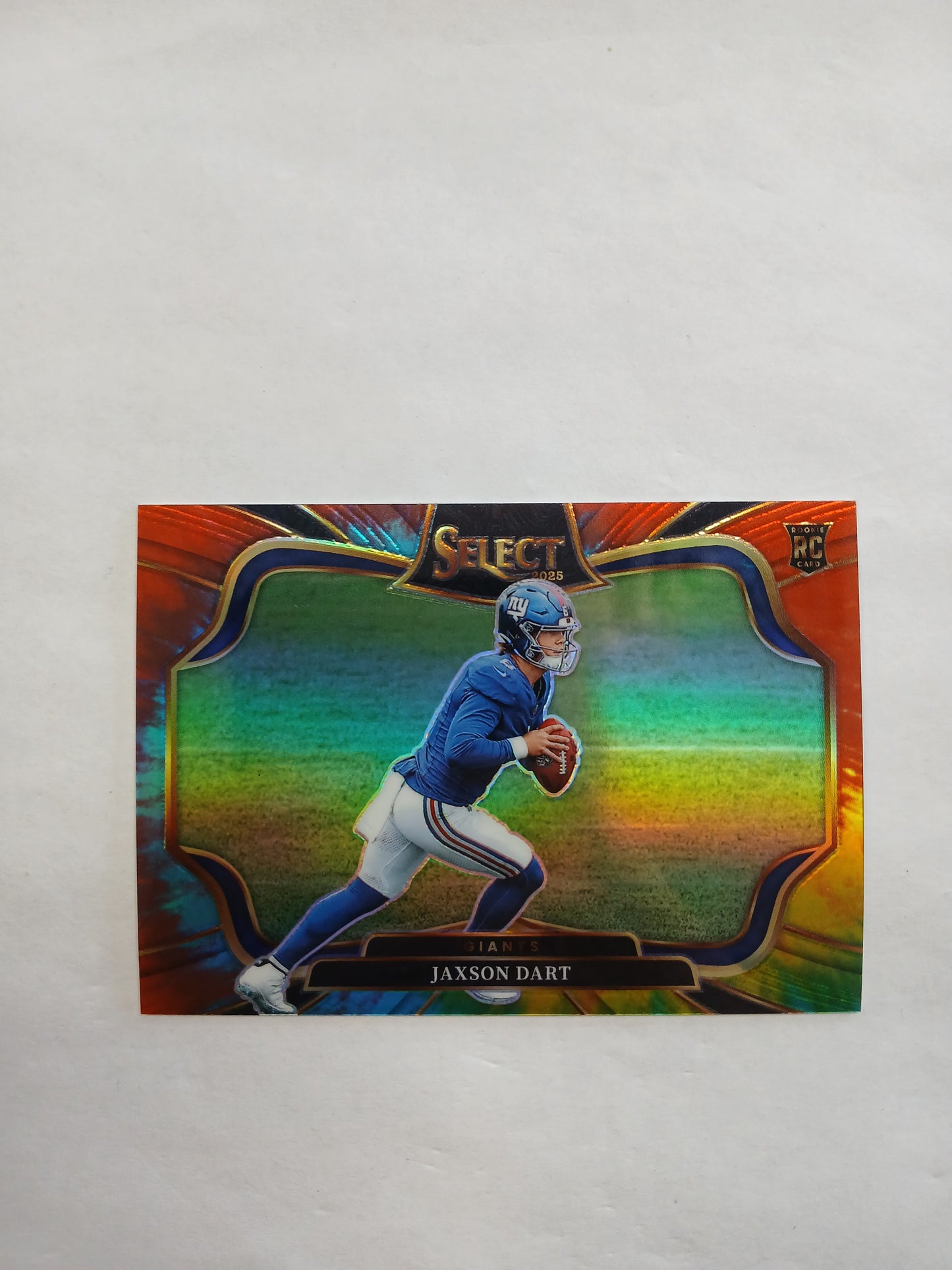 2025 Select Jaxson Dart Field Level Rookie Tie-Dye SSP Jersey #6/25