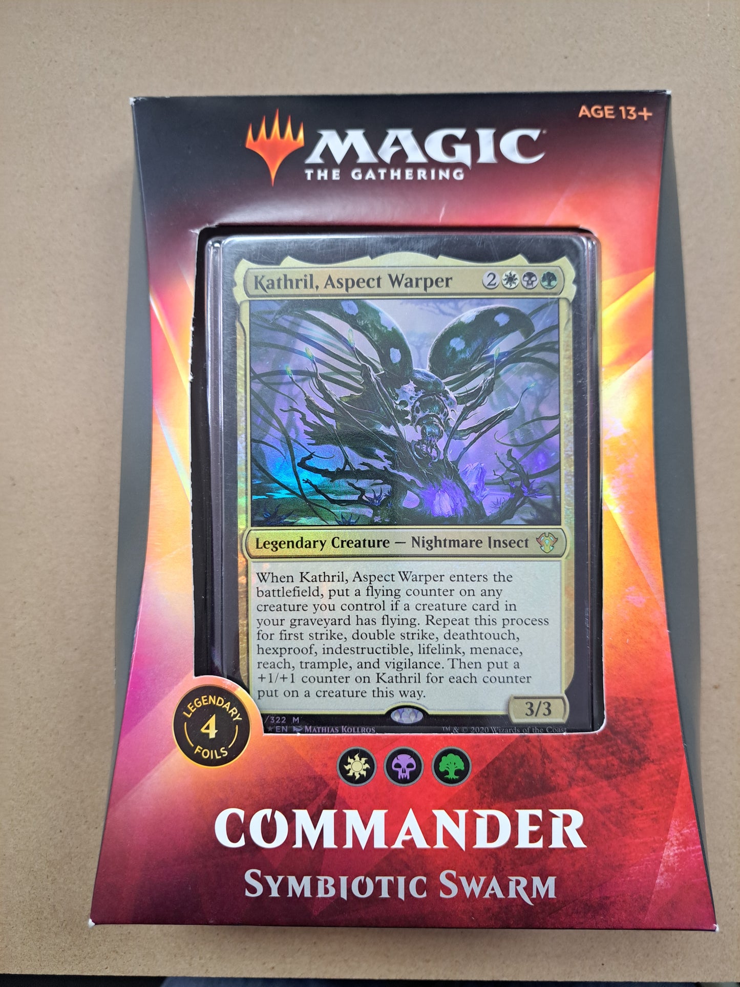 Magic the Gathering Symbiotic Swarm Commander Precon Deck Mtg Little Shop of Cards LLC Magic the Gathering Symbiotic Swarm Commander Precon Deck Mtg Little Shop of Cards LLC
